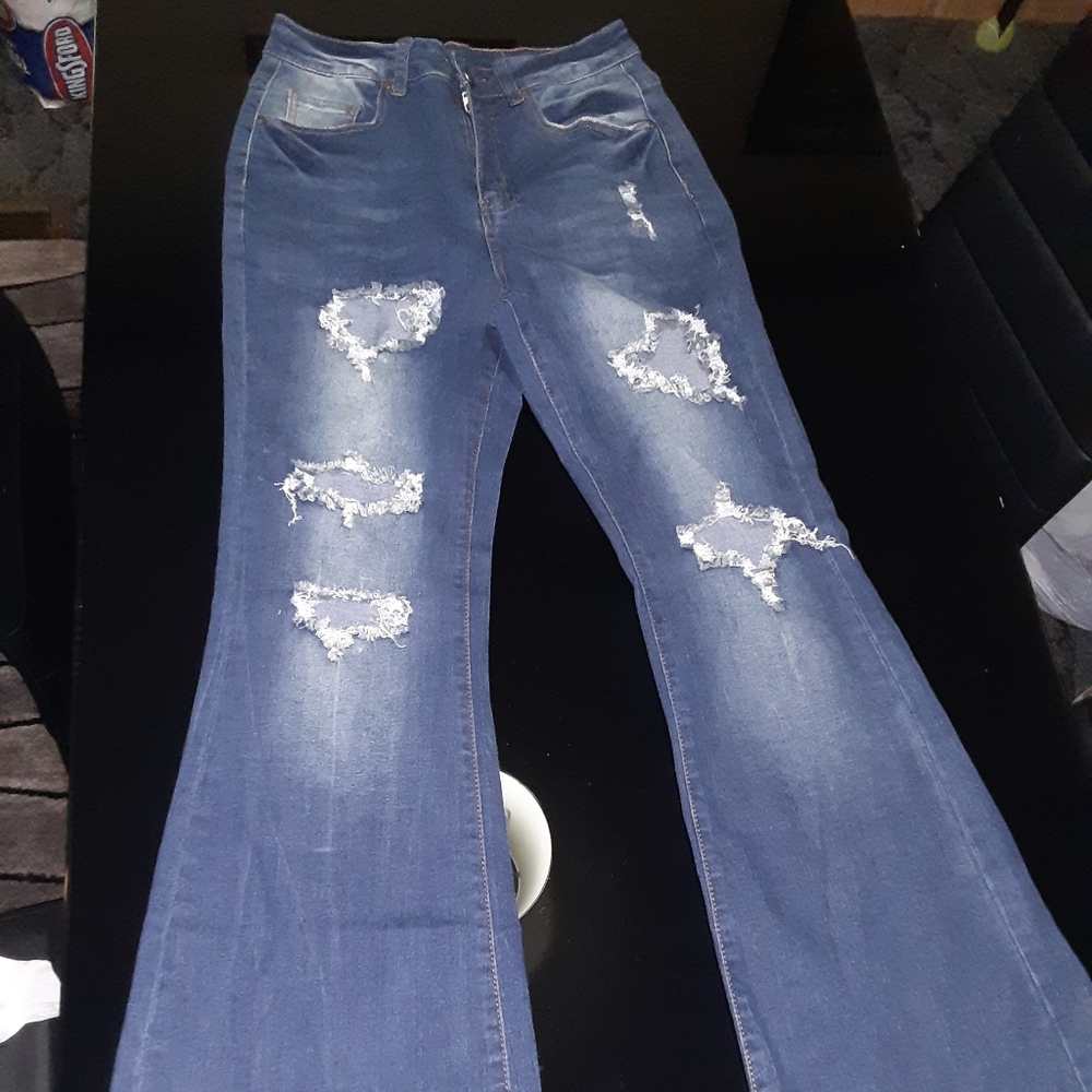 Size small flare leg jeans